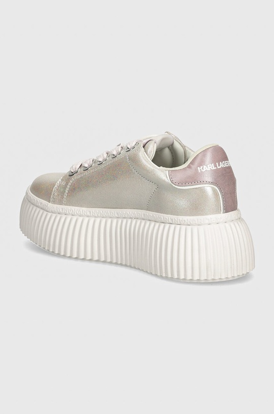 Obuća Kožne tenisice Karl Lagerfeld KREEPER KL42376N.1SV srebrna