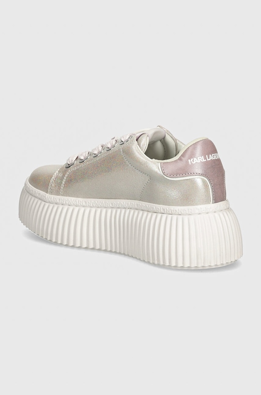 Obuća Kožne tenisice Karl Lagerfeld KREEPER KL42376N.1SV srebrna