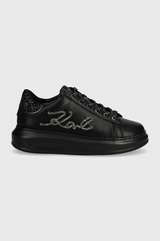 Kožené tenisky Karl Lagerfeld KAPRI KL62510G.00X černá AW24