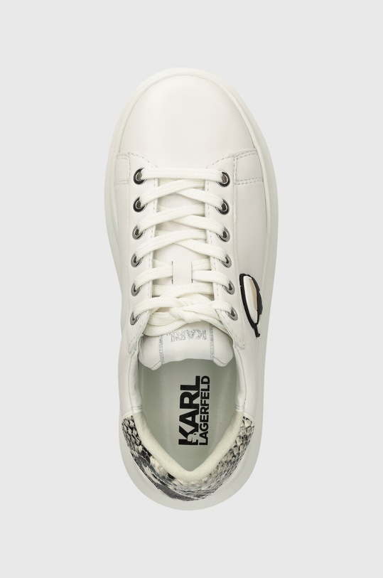 Karl Lagerfeld sneakers din piele KAPRI alb KL62528F.011