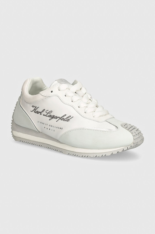 Karl Lagerfeld sneakersy VELOCETTE tekstylny biały KL63914.411