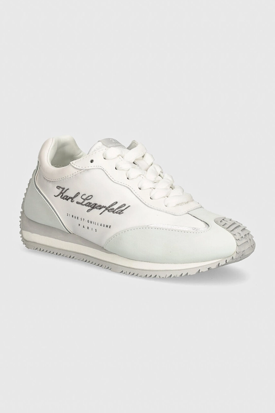 Karl Lagerfeld sneakersy VELOCETTE tekstylny biały KL63914.411