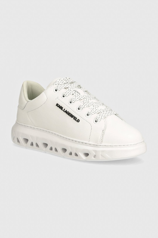 Karl Lagerfeld sneakersy skórzane KAPRI KITE Planet friendly biały KL64519.011
