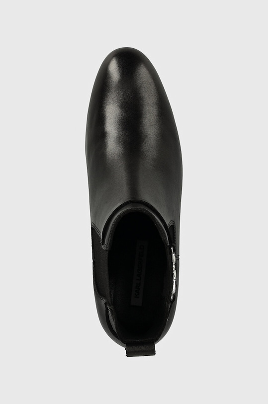 Δερμάτινες μπότες τσέλσι Karl Lagerfeld BONNIE μαύρο KL30344.000
