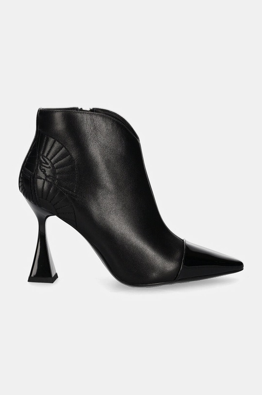 Кожаные полусапожки Karl Lagerfeld DEBUT II KL32034.000 чёрный AW24
