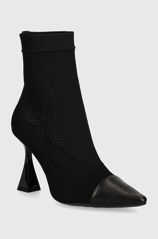 Μποτάκια Karl Lagerfeld DEBUT II υφασμάτινο μαύρο KL32064.K00