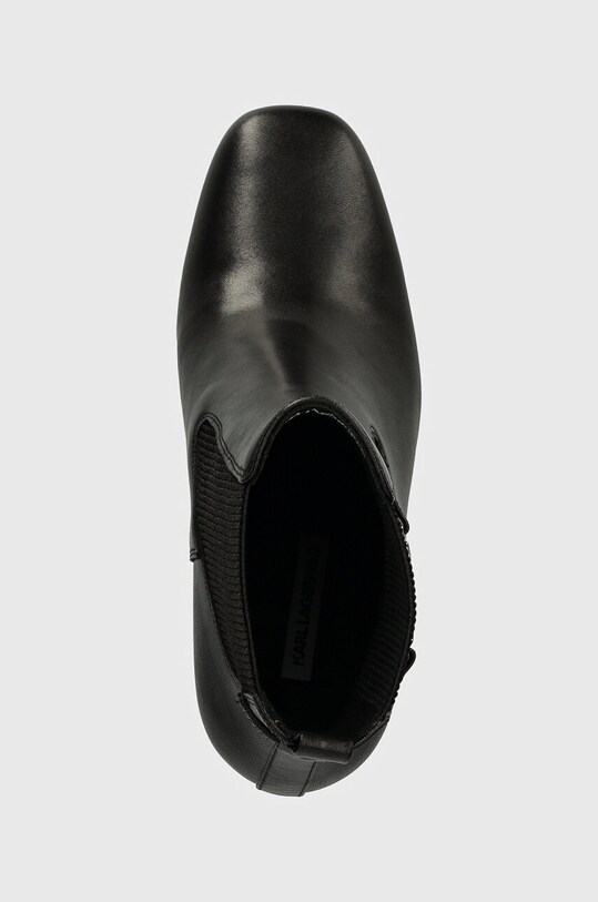 Шкіряні черевики Karl Lagerfeld ASTRA NOVA чорний KL33160.000