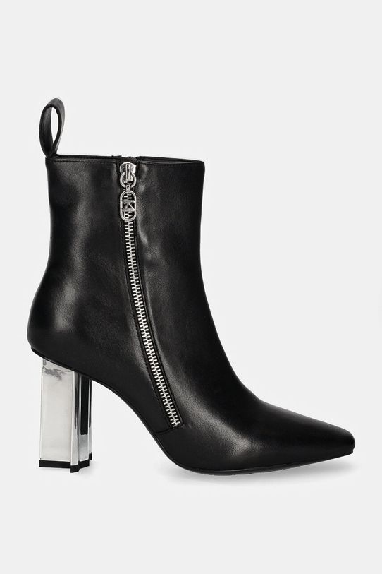 Karl Lagerfeld botki skórzane KL TOWER KL33964.000 czarny AW24