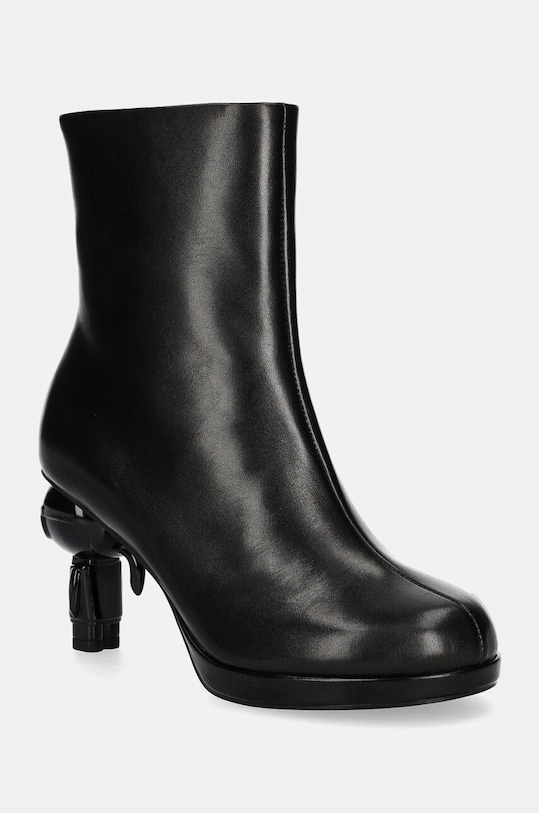 Шкіряні черевики Karl Lagerfeld IKON ISLAND без утеплення чорний KL39064.000