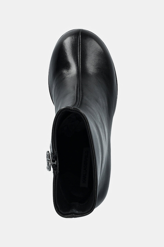 Шкіряні черевики Karl Lagerfeld IKON ISLAND чорний KL39064.000