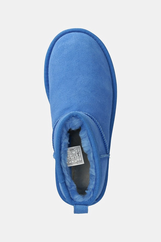 Semišové sněhule UGG Classic Ultra Mini Platform modrá 1135092.BGSK