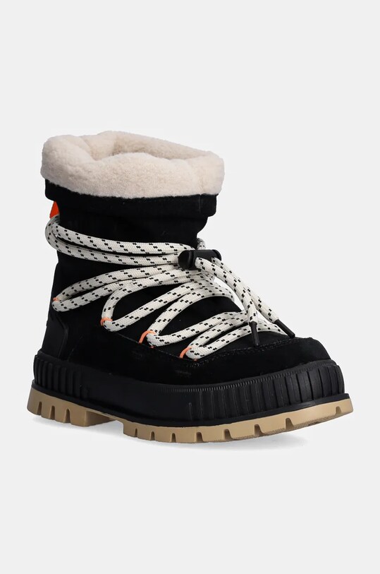 Шкіряні чоботи Palladium PALLASHOCK HIVER шнурівка чорний 94349.008.M