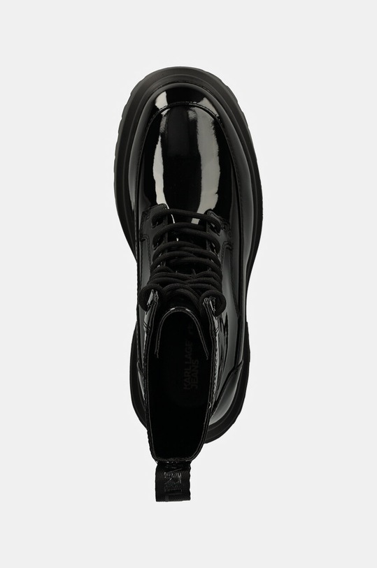 Шкіряні черевики Karl Lagerfeld Jeans BROOKE чорний KLJ41151.1BP