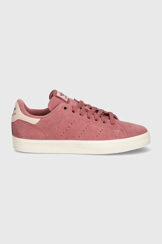 Замшеві кросівки adidas Originals Stan Smith Cs IF6945 бордо AW24