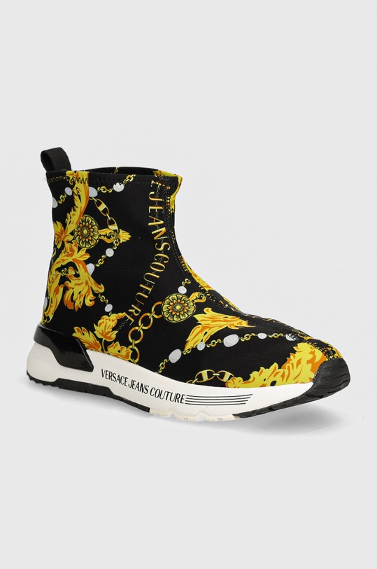 Tenisky Versace Jeans Couture Dynamic plochá čierna 77VA3SA4.ZS436.G89