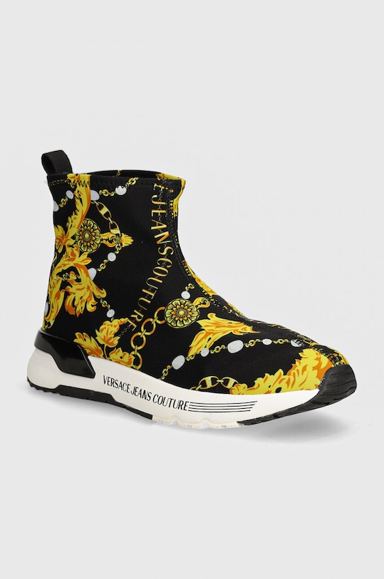Tenisky Versace Jeans Couture Dynamic plochá čierna 77VA3SA4.ZS436.G89
