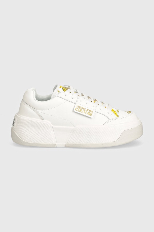 Kožené tenisky Versace Jeans Couture Ravewing 77VA3ST2.ZP305.G03 biela AW24