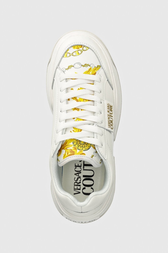 Kožené tenisky Versace Jeans Couture Ravewing biela 77VA3ST2.ZP305.G03