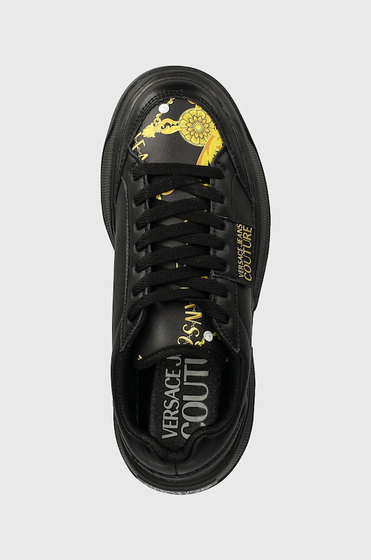 Kožené tenisky Versace Jeans Couture Ravewing čierna 77VA3ST2.ZP305.G89