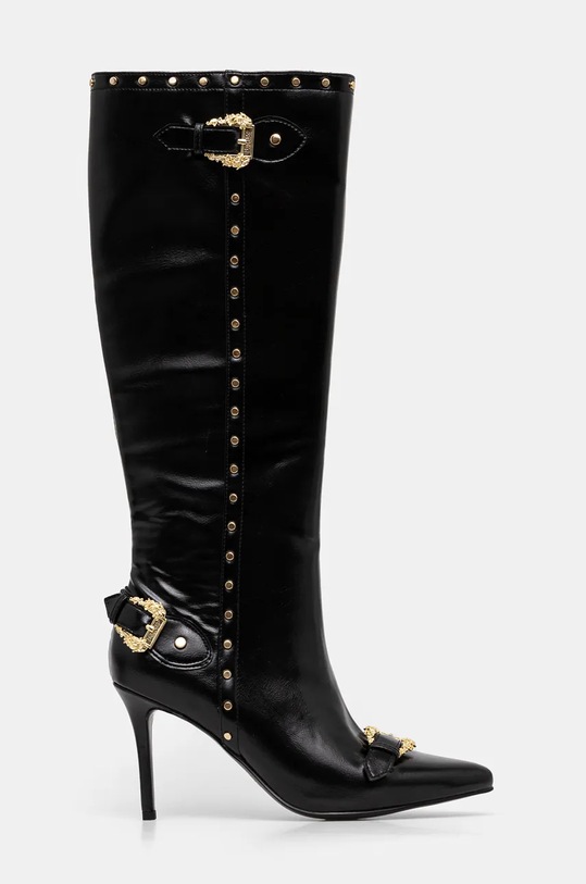 Vysoké čižmy Versace Jeans Couture Scarlett 77VA3S58.ZS871.899 čierna AW24