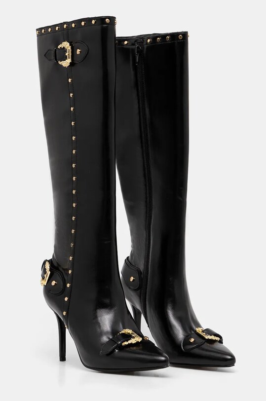 Obuv Vysoké čižmy Versace Jeans Couture Scarlett 77VA3S58.ZS871.899 čierna