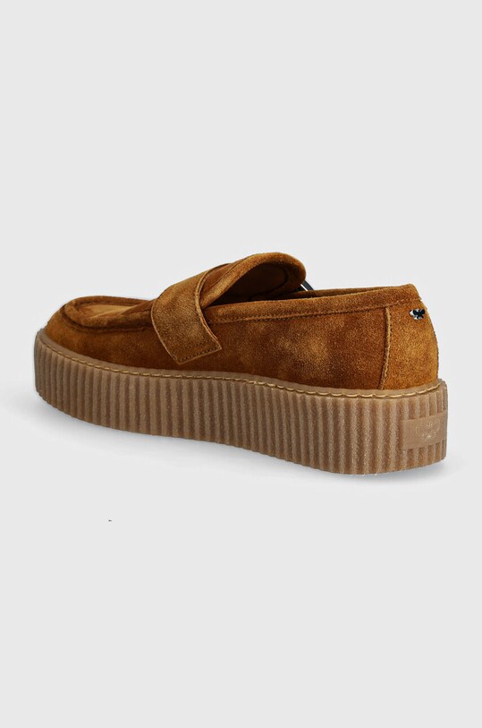 Obuwie Weekend Max Mara mokasyny zamszowe RECENTE 2425526074600.TOBACCO brązowy