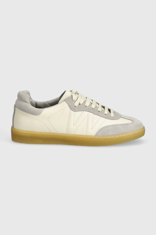 Weekend Max Mara sneakers din piele PACOBICOLOR 2425766054600.M.GREY bej AW24