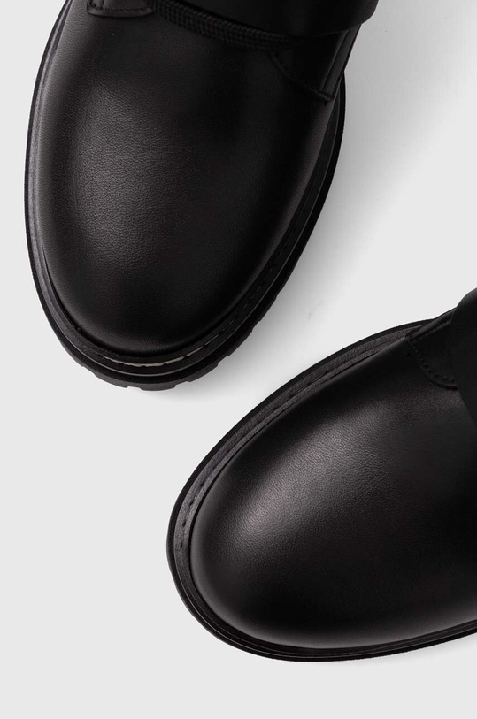 Weekend Max Mara bocanci de piele 2425796054600.BLACK negru