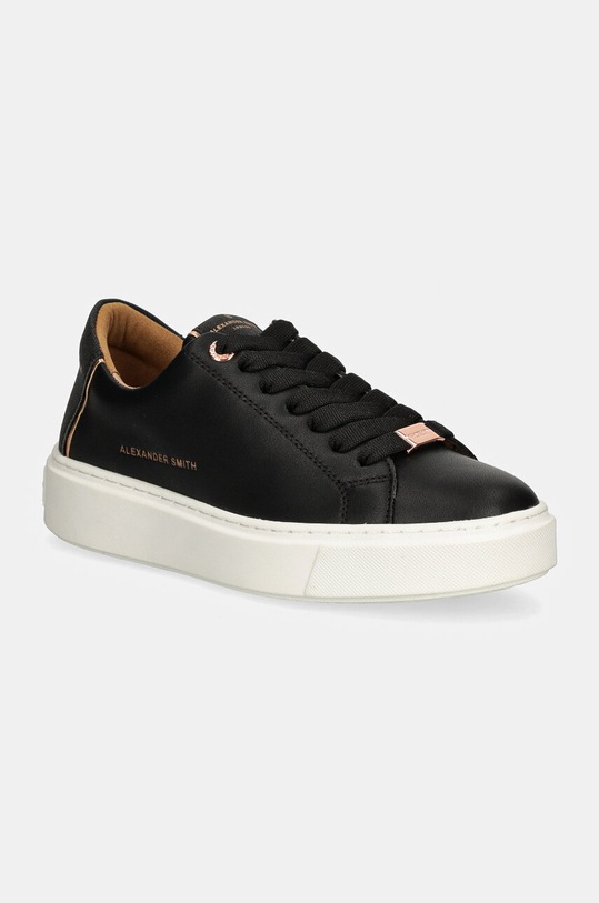 Alexander Smith sneakers London pelle fiore nero ALBALDW8290BLK
