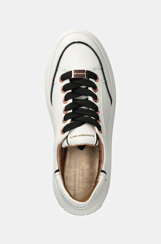 Alexander Smith sneakers din piele Lancaster ASBALSW1948WBK alb