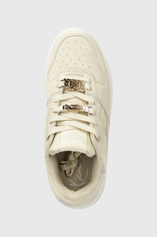 Karl Kani sneakers din piele intoarsă 89 Logo PRM bej 1184043