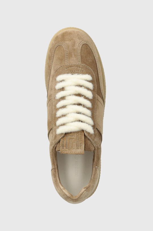 Semišové sneakers boty Kennel & Schmenger Crack béžová 41.21500.766