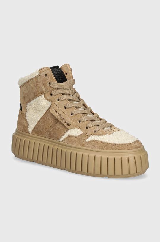 Kennel & Schmenger sneakersy zamszowe Zap tekstylny beżowy 41.25090.458