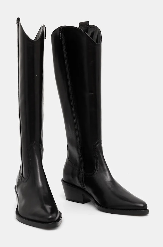 Кожени каубойски ботуши Kennel & Schmenger Bronco гладка кожа черен 41.40510.320