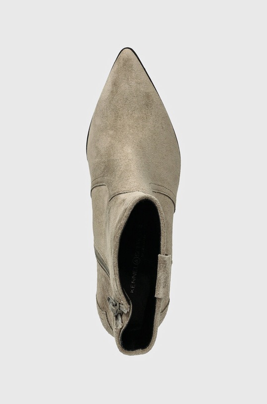 Kaubojske čizme od brušene kože Kennel & Schmenger Dallas siva 41.73780.359