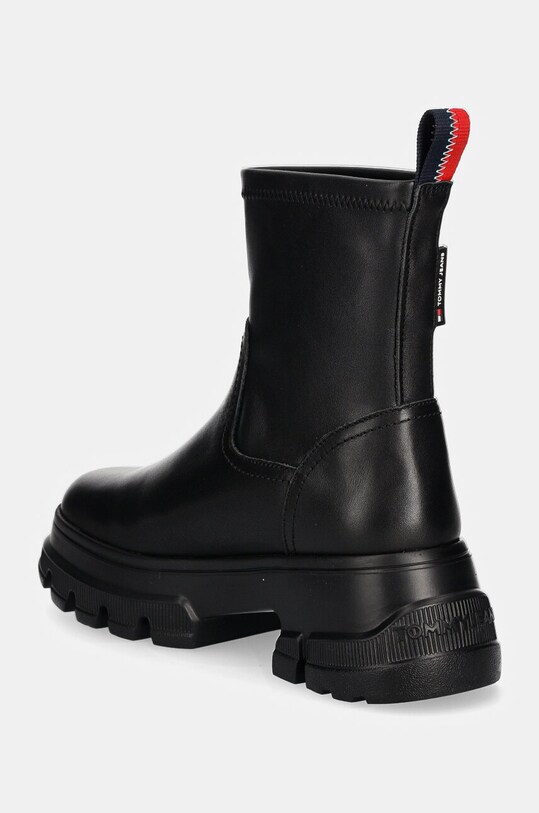 Обувь Полусапожки Tommy Jeans TJW CHUNKY CHELSEA BOOT MIX MAT EN0EN02555 чёрный