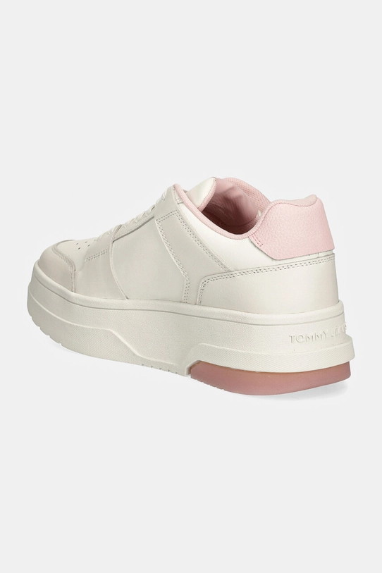 Обувь Кожаные кроссовки Tommy Jeans THE BROOKLYN FLATFORM EN0EN02592 белый