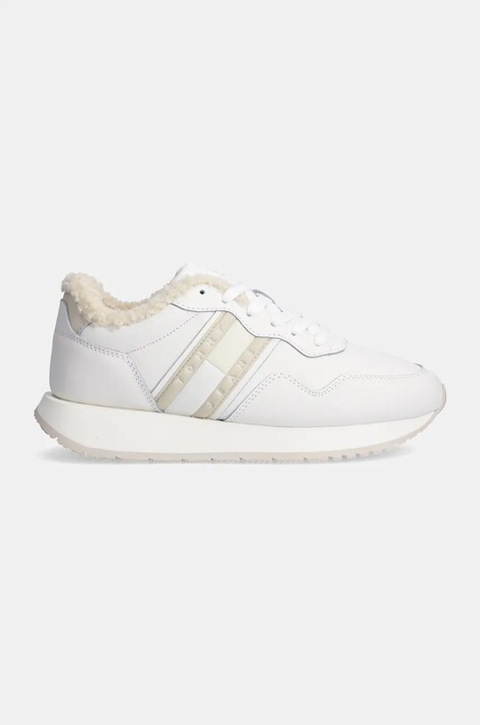 Шкіряні кросівки Tommy Jeans TJW EVA RUNNER WL EN0EN02594 білий NC24
