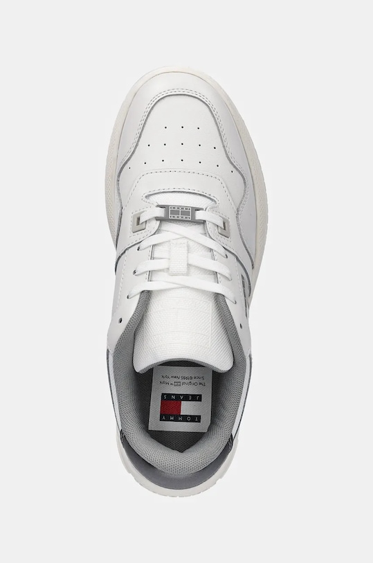 Кроссовки Tommy Jeans TJW RETRO BASKET FLATFORM METAL белый EN0EN02607