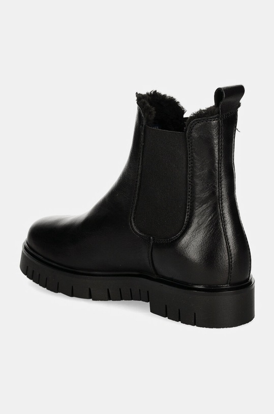 Obuwie Tommy Jeans sztyblety skórzane TJW CHELSEA BOOT WL EN0EN02626 czarny