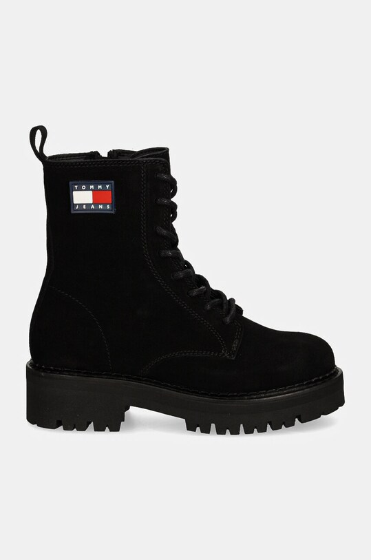 Черевики Tommy Jeans TJW URBAN LACE UP SUEDE EN0EN02630 чорний AW24