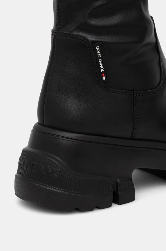 Kozačky Tommy Jeans TJW LIGHTWEIGHT OTK BOOT EN0EN02634 černá