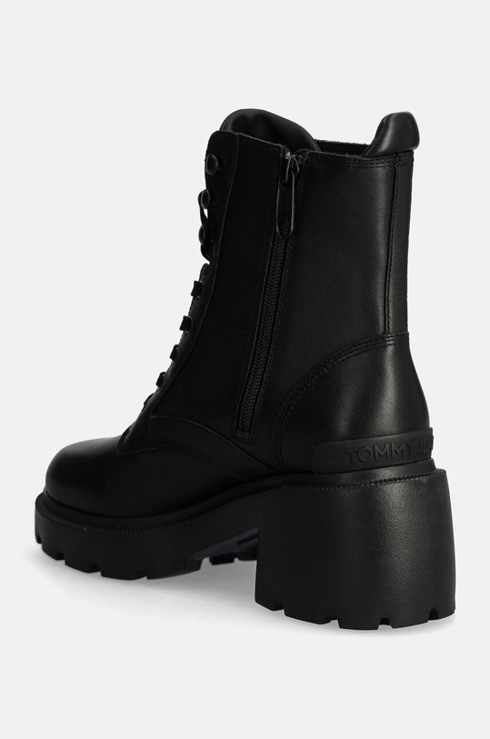 Obuv Členkové topánky Tommy Jeans TJW MID HEEL BOOT LEATHER EN0EN02640 čierna