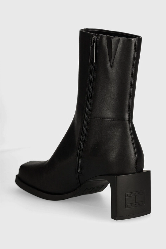 Încălțăminte Tommy Jeans cizme de piele THE SOHO BOOT EN0EN02682 negru