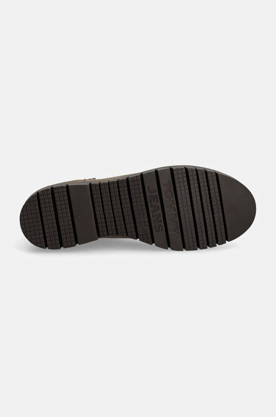 Черевики з нубуку Tommy Jeans TJW NUBUCK CHELSEA WL EN0EN02688 бежевий
