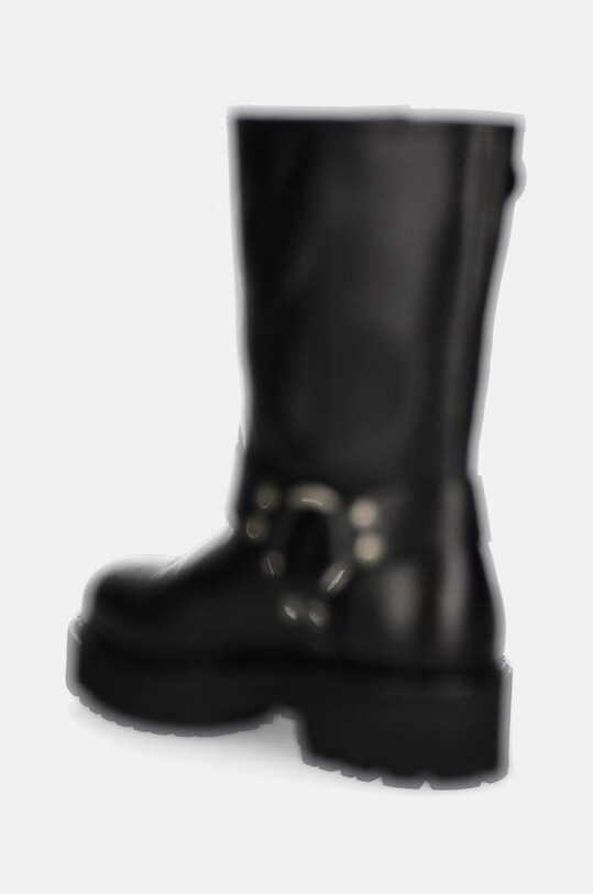 Взуття Шкіряні черевики Tommy Jeans TJW URBAN BIKER BOOT LEATHER EN0EN02728 чорний