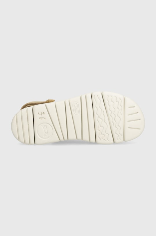 Kožené sandále Camper Oruga Sandal K200157.053 béžová