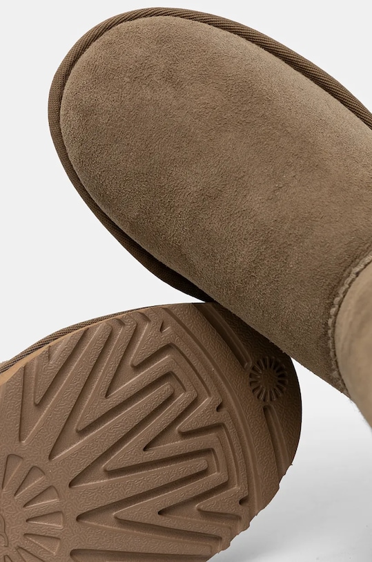 UGG velúr hócipő Classic Tall II 1016224.ALP zöld