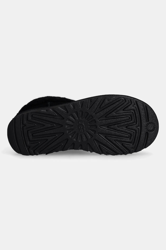 UGG cizme de zapada din piele intoarsa Classic Ultra Mini Maxi Curly 1158263.BLK negru