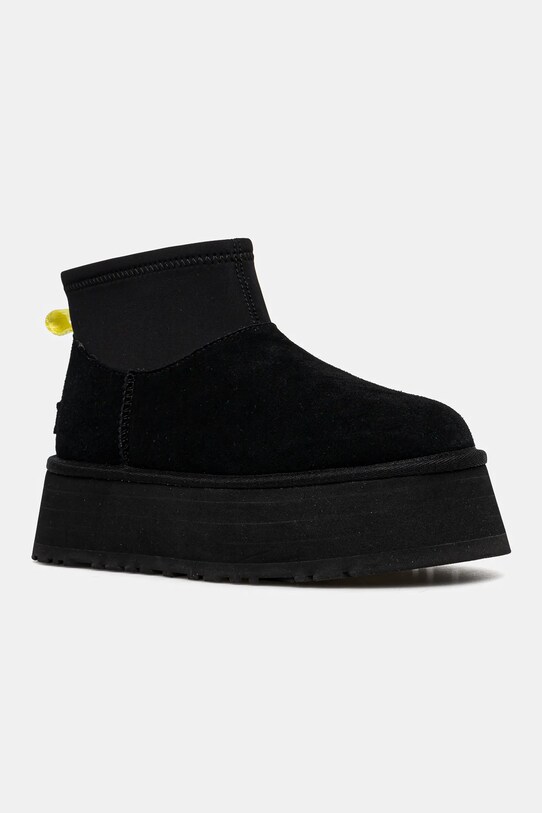 Μπότες UGG Classic Mini Dipper Puffer 1158275.BBLC μαύρο AW24